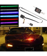 7 Color 48 Led Rgb Scanner Flash Car Strobe Knight Rider Kit Light Strip... - £31.26 GBP