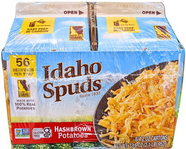 Idaho Spuds Premium Hashbrown Potatoes 8x42.2 Ounce Box EXP 03/2026 - $410.43 MXN