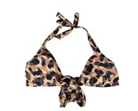 Social Angel Womens XL Brown Spotted Leopard Bikini Top - $17.56