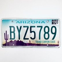 2019 United States Arizona Grand Canyon State Passenger License Plate BYZ5789 - £12.63 GBP