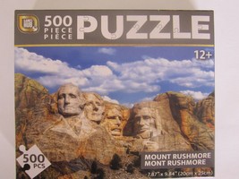 500 Piece Mount Rushmore Mini Jigsaw Puzzle - 7.87” x 9.84” Ages 12 Seal... - $7.43
