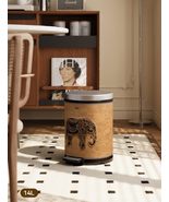Interoknack Premium Stainless Steel Vintage Pedal Trash Can, Luxury Wast... - $7,328.28 MXN