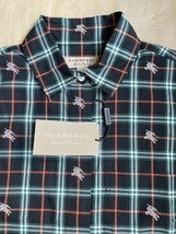 Burberry Long Cotton Blouse / Shirt Size: 10 Us (Uk 12) (It 44) New Ochre Orange - £389.74 GBP