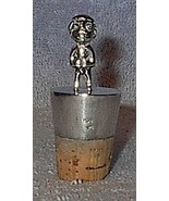 Peru 925 Sterling Silver Native Male Figureal Bottle Stopper - $25.00