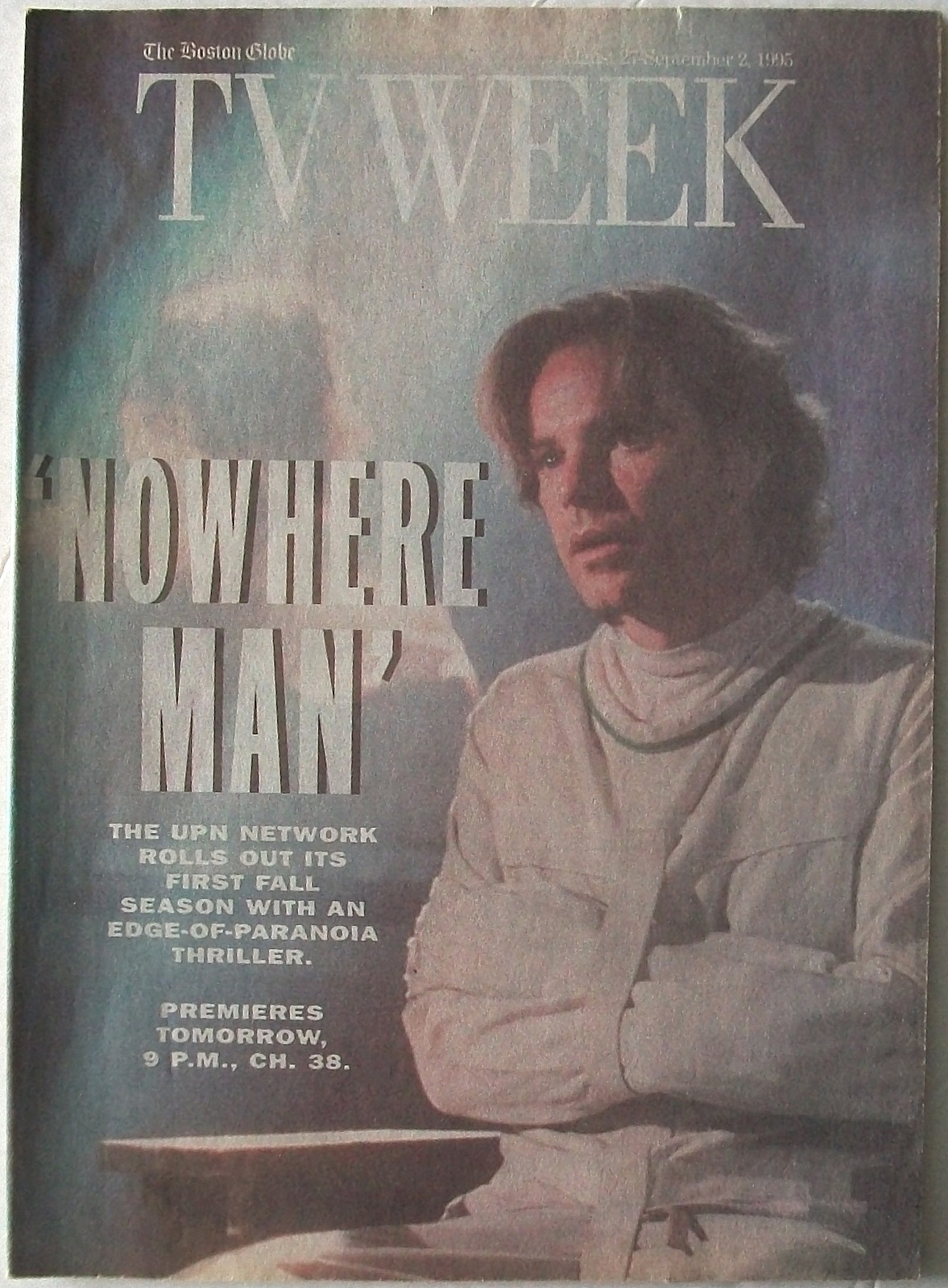 TV WEEK ~ Bruce Greenwood, Nowhere Man, Boston Globe, *Rare*, 1995 ~ MAGAZINE - $9.85