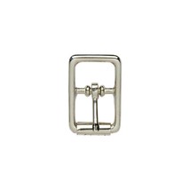 Tandy Leather Center Bar Roller Buckle 5/8&quot; (16 mm) Nickel Plate 1510-10 - £1.16 GBP