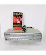 Sylvania VCR VHS 4-Head SSV6003 Hi-Fi Stereo 19 Micron Head TESTED WORKING - $34.55