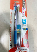 NEW Pentel EnerGize Deluxe .7mm Mechanical Pencil Blue w/Lead &amp; Eraser Refills - £5.24 GBP