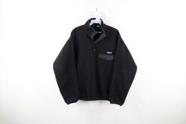 Vintage 90s Patagonia Synchilla Mens Small Spell Out Snap T Fleece Sweat... - £116.77 GBP