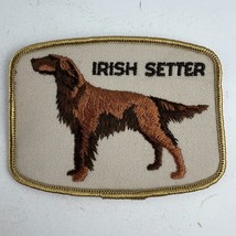 Irish Setter Dog Patch Rectangular 4&quot;x3&quot; Patch Vintage - £19.82 GBP