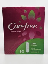 Carefree Original Panty Liners, Daily Protection, Long, 92 Count - $39.99