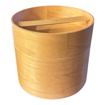 IKEA MIEN 18700 Wooden Storage Box Round Canister Vintage Rare HTF Disco... - $12.84
