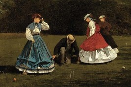 Croquet Scene by Winslow Homer - Art Print - £16.42 GBP+