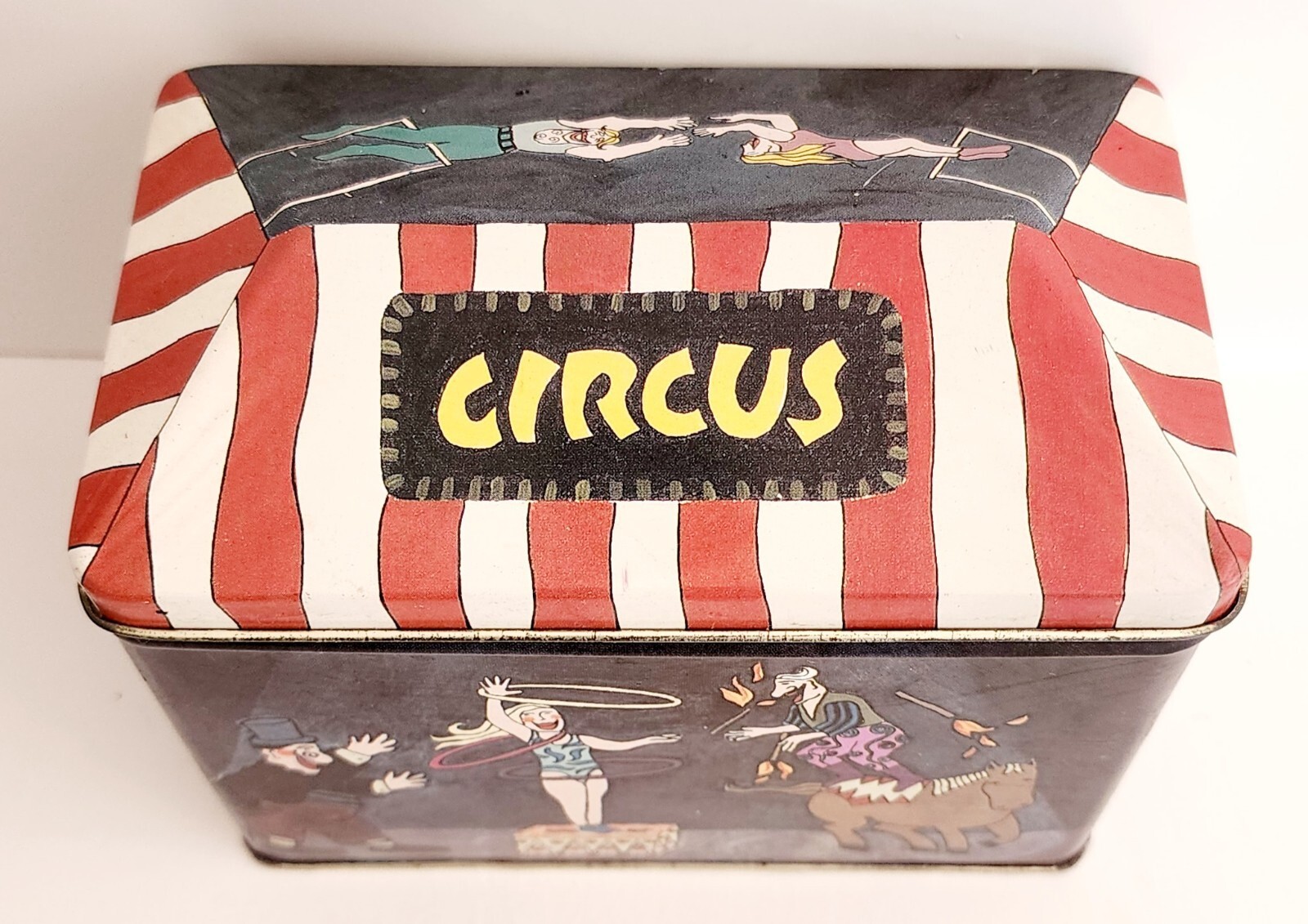 1995 The Three Circus Big Top Vintage Tin Tinscapes Thomas Gianni Art E5 Item image 2