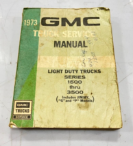 1973 GMC LIGHT DUTY 1500/2500/3500/JIMMY REPAIR SERVICE MANUAL GENUINE OEM - £14.48 GBP