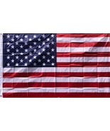 28&quot;x40&quot; American Flag U.S.A U.S. US United States Stripes Stars Brass Gr... - $11.99 CAD