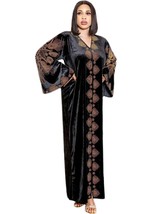 Velvet  Maxi Dresses for Women Evening Party Dress Dashiki Africa Clothes Long R - £100.07 GBP