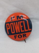 Vintage I&#39;m For Paul Powell Illinois Secretary Of State Pin 1&quot; - $9.89