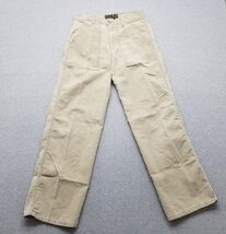 Vintage Abercrombie &amp; Fitch Pants Womens 4Tan Flared Pockets Corduroy 29x31 - $287.88 MXN