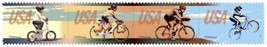 2012 45c Bicycling, Strip of 4 Scott 4687-90 Mint F/VF NH - $5.24
