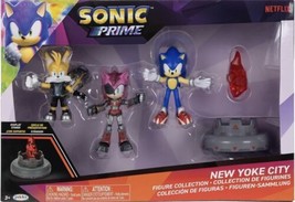 Sonic The Hedgehog Prime Rose Tails Prism Shard New Yoke City Figure Pack 2023 - £22.15 GBP
