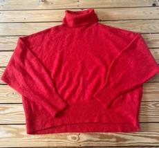 H&amp;M Women’s Turtleneck Wool Sweater size L Red AT - £9.23 GBP