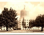 Vtg Postcard RPPC 1947 Salem Oregon OR - State Capitol Building  - £7.65 GBP