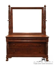 BERKEY AND GAY Vintage Antique Traditional Solid Walnut 55&quot; Dresser &amp; Mirror ... - £1,505.67 GBP
