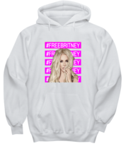 Britney Hoodie Free Britney Multiply Face White-H  - £26.33 GBP