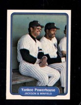 1982 Fleer #646 Reggie JACKSON/DAVE Winfield Nm Yankees Yankee Powerhous *X96349 - £4.27 GBP