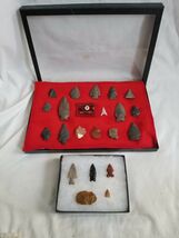 Antique Native American Arrowheads/beads Pointers Artifacts Over 21+pc - $351.45