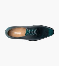 Stacy Adams Hallquist Plain Toe Oxford Shoes Leather Turquoise 25742-440 image 5