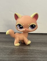 Hasbro Littlest Pet Shop #1265 Nintendo Exclusive Orange And Yellow Cat Figure - £13.48 GBP
