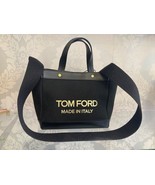 Authenticity Guarantee

Tom Ford T Screw Mini Tote in Black Canvas &amp; Cal... - $869.22