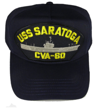 USS SARATOGA CVA-60 HAT CAP USN NAVY SHIP FORRESTAL CLASS SUPER CARRIER ... - $22.99
