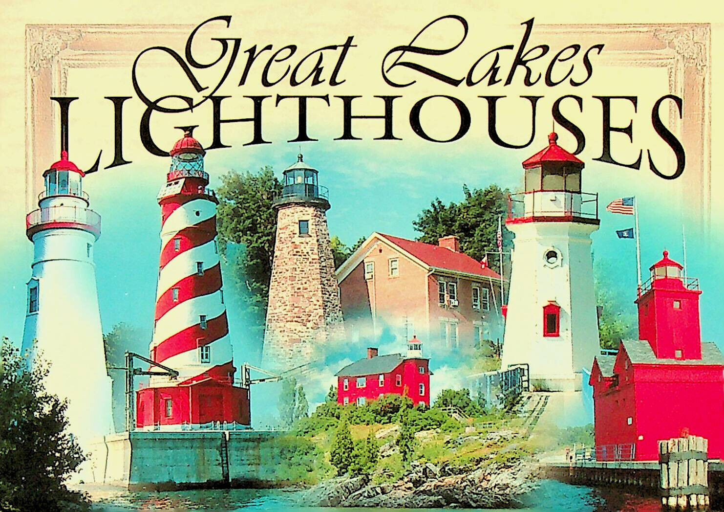Primary image for Postcard:  Great Lakes Lighthouses (2004)