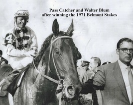 1971 - PASS CATCHER after winning the Belmont Stakes - 10&quot; x 8&quot; - £15.98 GBP