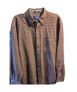 Pendleton Mens Red Check Wool Long Sleeve Button Down Shirt Size XL Y2K ... - $29.70
