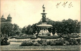 Corning Fountain and Memorial Arch Hartford CT Connecticut UDB 1903 Postcard Q14 - £3.05 GBP