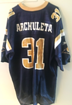 Rams Adam Archuleta NFL Jersey. Size 2XL. Reebok brand.  - £19.55 GBP