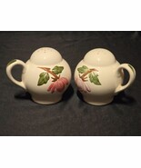 Vintage Apple Cherry Blossom Salt &amp; Pepper Shaker Set - Farmhouse Countr... - $16.26 CAD