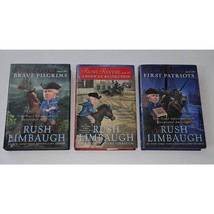 3 Rush Revere HBK Book Lot Limbaugh 1 Pilgrims 2 American Revolution Patriots - £15.74 GBP