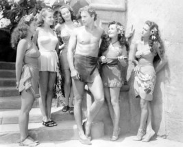 Tarzan and the She-Devil Featuring Lex Barker 8x10 Photo with girls - £6.24 GBP