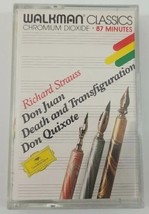 Richard Strauss Don Juan Death and Transfiguration Don Quixote Cassette Tape - £7.43 GBP