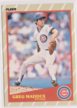 Greg Maddux Chicago Cubs Pitcher 1989 Fleer SUPERSTARS Card # 28 Near Mint - $1.82