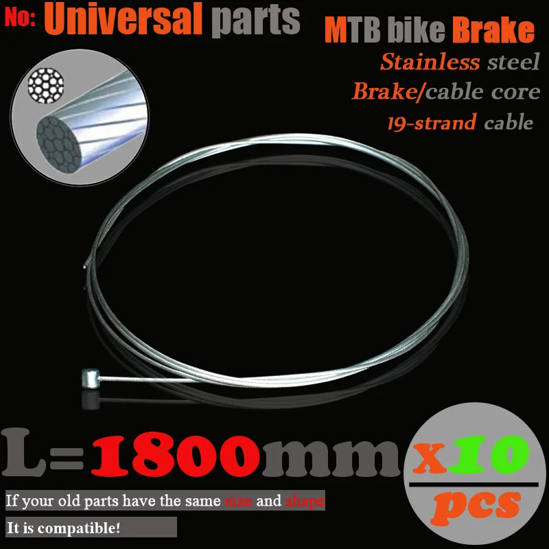 10 Pcs Bicycle ke Cables ke Inner Cable Core Stainless Steel Mountain Bike ke Ca - £99.47 GBP