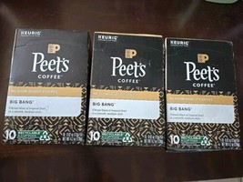 3 Boxes Peet&#39;s Coffee, Big Bang K-Cup Pods (READ/SEE ALL)  (C013) - £15.06 GBP