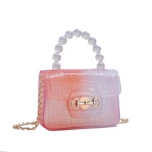 Gel Bag Summer Lipstick Pack Ladies Handbag Bags Colorful Beads Handbags Women - £24.50 GBP