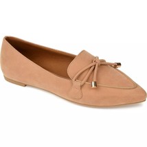 Journee Collection Women Slip On Pointed Toe Loafers Muriel Size US 9.5 Tan - £19.60 GBP