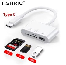 USB C 3 in 1 Hub Converter Type-C Adapter SD Card Reader For MacBook Pro Laptop - $9.45